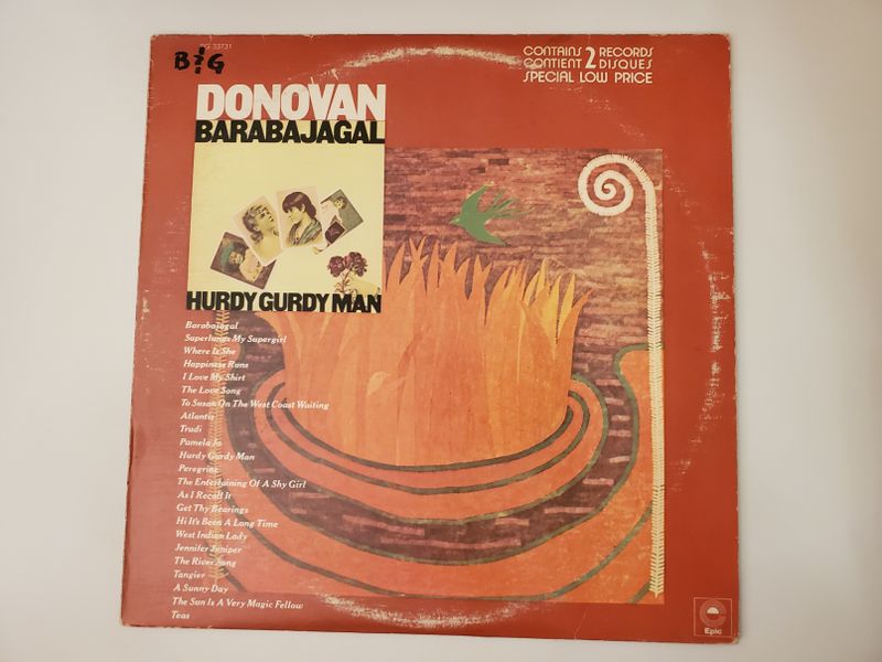 Donovan Barabajagal / Hurdy Gurdy Man vinyl record